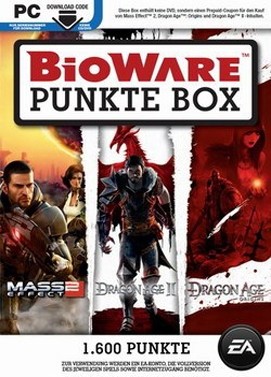 Dragon Age 1600 BioWare Points Card cover image
