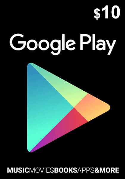 USA Google Play 10 USD Dovanų Kortelė cover image