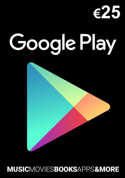 Google Play 25 EUR Dovanų Kortelė cover image