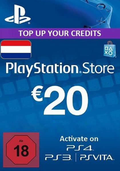 Nyderlandai PSN 20 EUR Dovanų Kortelė cover image