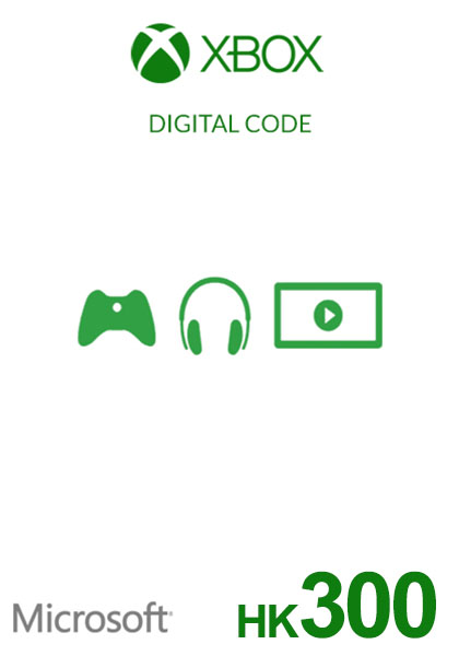 Hong Kong Xbox 300 HK Kinkekaart cover image