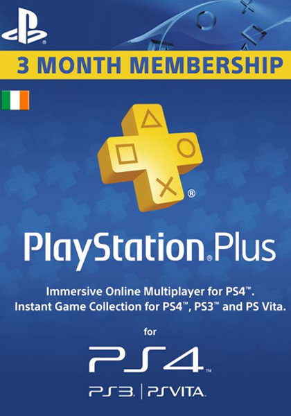 Iirimaa PSN Plus 3-Kuu Liikmeaeg cover image