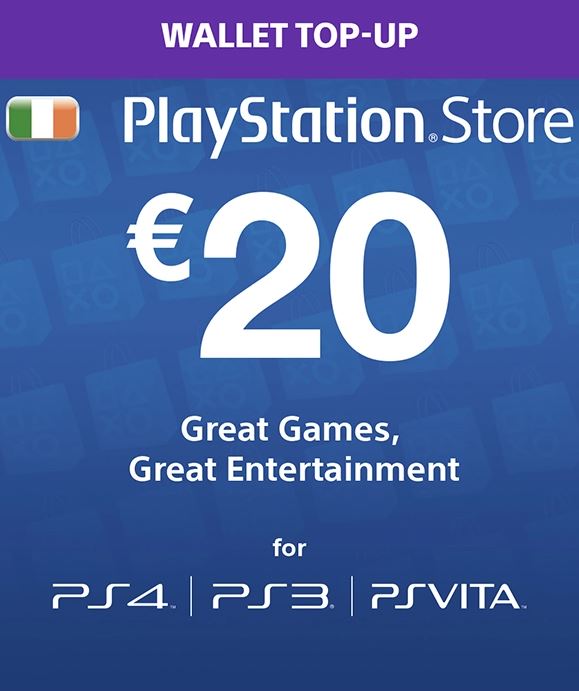 Iirimaa PSN 20 EUR Kinkekaart cover image