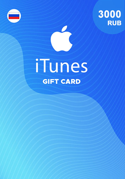 Apple iTunes RUS 3000 RUB Gift Card cover image