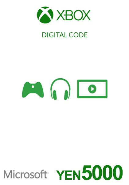 Япония Xbox: подарочная карта на 5000 Yen cover image