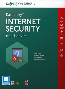 Kaspersky Internet Security 2016 (1 User-1 Year) cover image