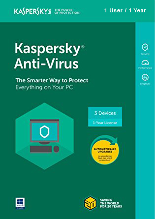 Kaspersky Anti-Virus 2018 (1 Kasutaja, 1 Aasta) cover image