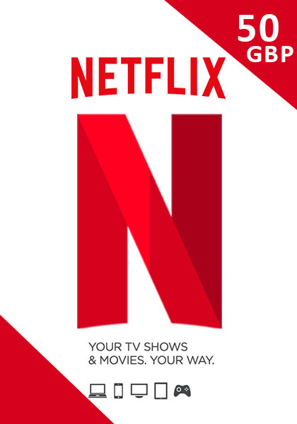 UK Netflix Kinkekaart 50GBP cover image