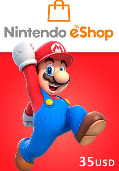 USA Nintendo 35 Dollar eShop Kinkekaart cover image