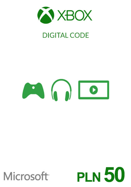 Puola Xbox 50 PLN Lahjakortti cover image