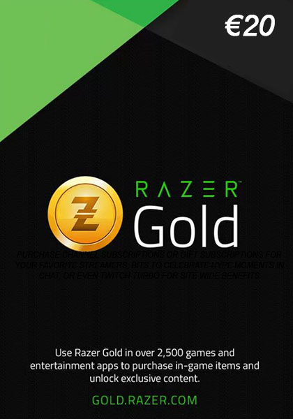 Razer Gold EU 20 Euro-Geschenkkarte cover image