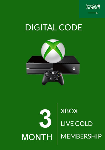 Saudi Araabia Xbox Live 3 Kuu Liikmeaeg  cover image