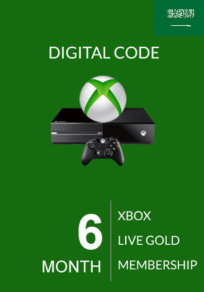 Saudi Araabia Xbox Live 6 Kuu Liikmeaeg  cover image