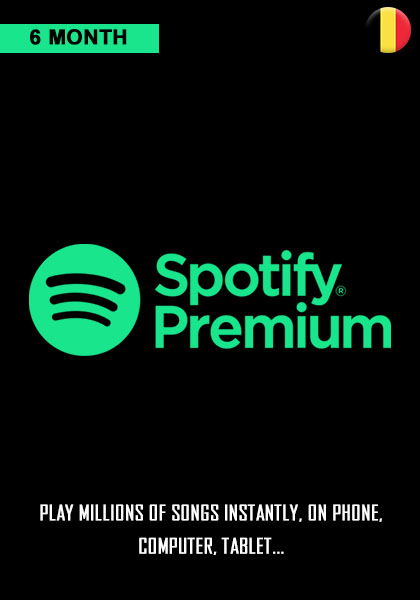 Belgium Spotify Premium 6 Month Membership cover image