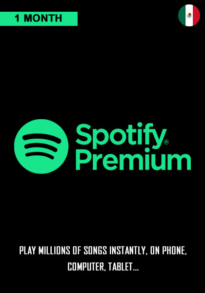 Mexico Spotify Premium 1 Month Membership cover image