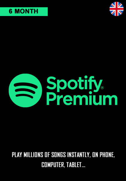 UK Spotify Premium 6 Month Membership cover image
