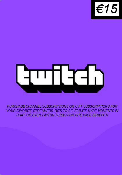 EU Twitch 15 Euro lahjakortti cover image