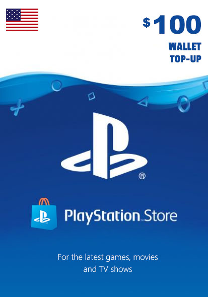 USA PSN 100 USD Kinkekaart cover image