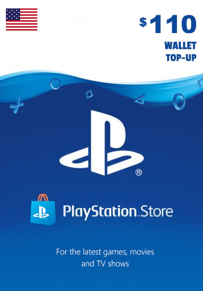 USA PSN 110 USD Gift Card cover image