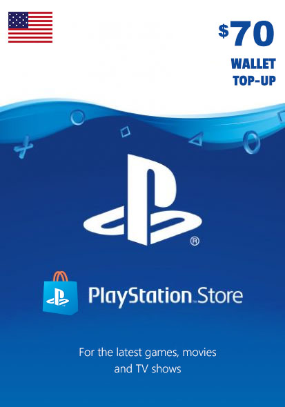USA PSN 70 USD Kinkekaart cover image