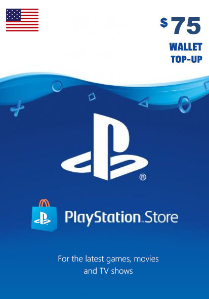 USA PSN 75 USD Gift Card cover image
