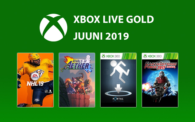 Xbox Live Gold tasuta mängud – Juuni 2019