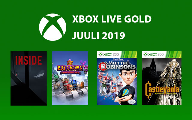 Xbox Live Gold tasuta mängud – Juuli 2019