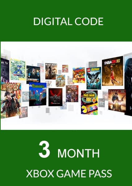 Xbox Game Pass 3 Kuu Liikmeaeg cover image