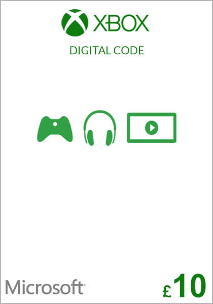 UK Xbox 10 Nael Kinkekaart  cover image