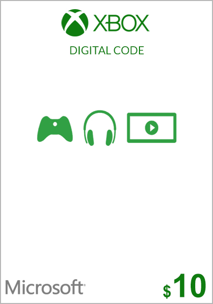 USA Xbox 10 Dolāru Dāvanu Karte  cover image