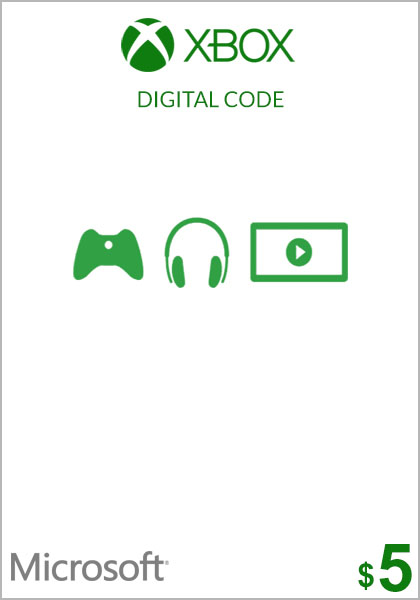 USA Xbox 5 Dollar Kinkekaart  cover image