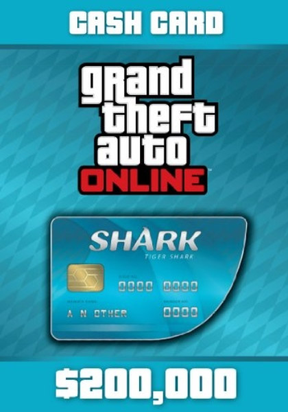 GTA V Online Cash Card: Tiger Shark 200,000$ [PC] cover image