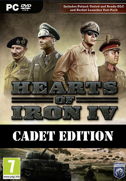 Hearts of Iron IV - Cadet Edition (PC) cover image