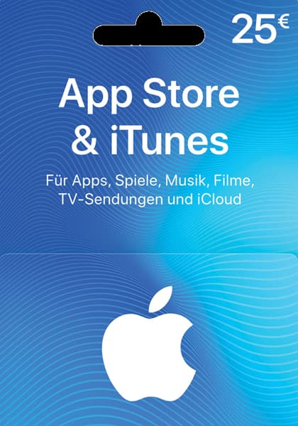 Apple iTunes Germany 25 EUR Gift Card cover image