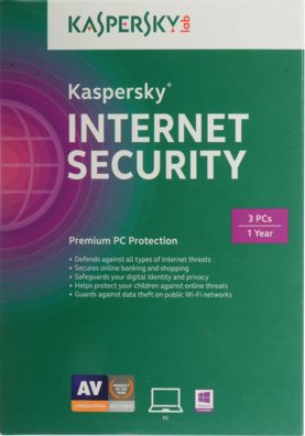 Kaspersky Internet Security 2015 (2 PC) cover image