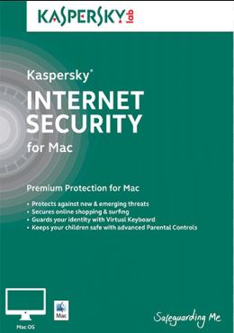 Kaspersky Internet Security 2015 (Mac-1 user-1 year) cover image