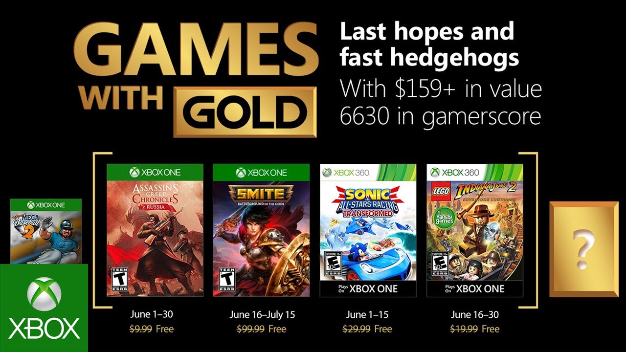 Xbox Live Gold Free Games – June 2018
