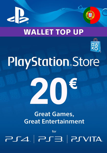 Portugal PSN 20 EUR Kinkekaart cover image