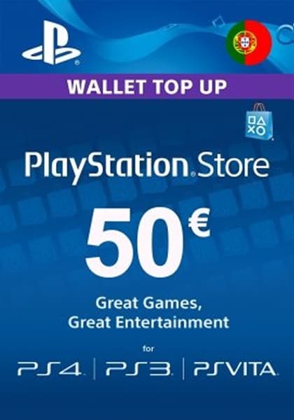 Portugal PSN 50 EUR Kinkekaart cover image