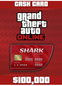 GTA V Online Cash Card: Red Shark 100,000$ [PC] cover image
