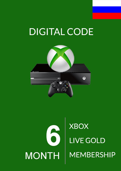 RUS Xbox Live 6 Mėnesių Prenumerata  cover image