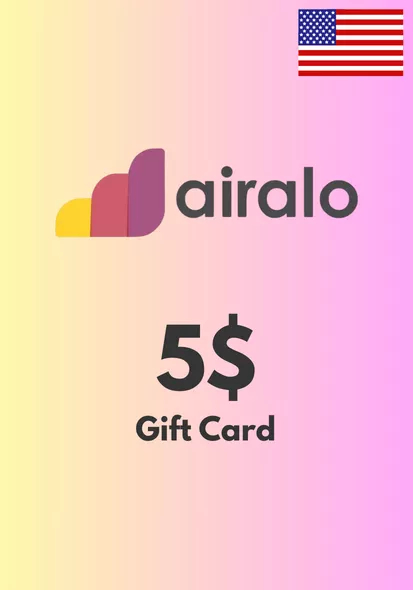 Airalo eSim 5 USD Dāvanu karte cover image
