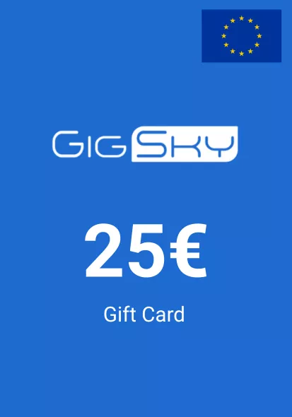 GigSky 25 EUR Dāvanu karte cover image