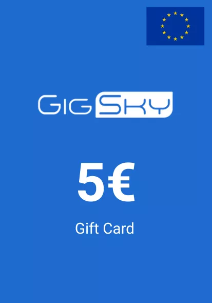 GigSky 5 EUR Dāvanu karte cover image