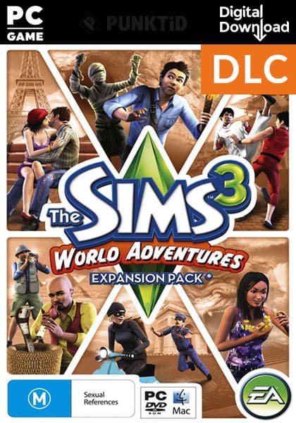 The Sims 3: World Adventures DLC (PC/MAC) cover image