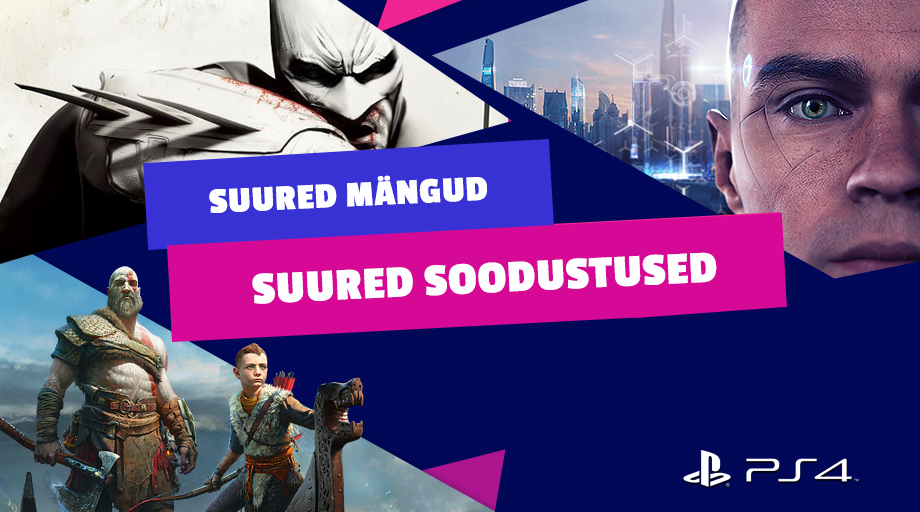 Säästa PlayStationi mängudelt kuni 60%