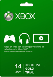 Xbox Live 14 Days Gold Membership (Xbox One & 360) cover image
