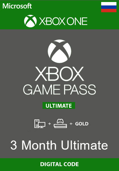 Rusija Xbox Game Pass Ultimate 3 Mėnesio Prenumerata (Xbox & PC) cover image
