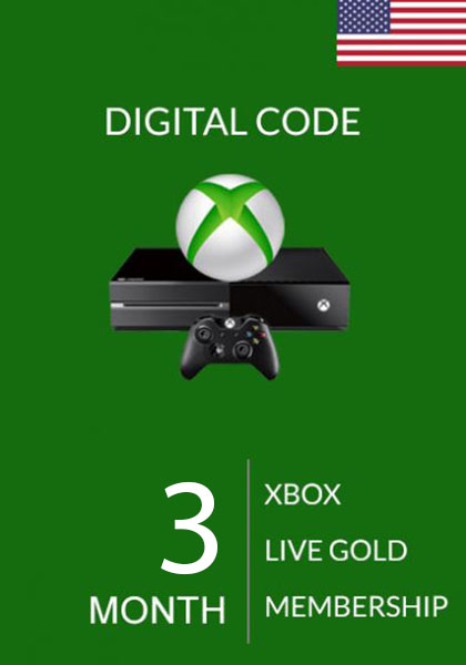 USA Xbox Live Gold 3 Kuu Liikmeaeg cover image